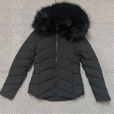 Calvin Klein **New Without Tags** See Pictures For Measurements And Details Winter Jackets Women Calvin Klein, Calvin Klein Puffer Jacket, Hooded Faux, Puffer Jacket Women, Calvin Klein Women, Black Puffer, Calvin Klein Black, Womens Calvin Klein, Puffer Jacket