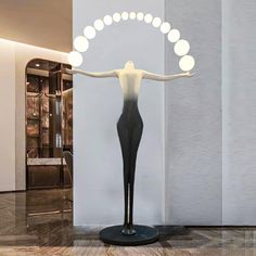 Liberty Sculpture Floor Lamp - Docos Dynamic Sculpture, House Appliances, Free Standing Sculpture, Classic Wall Lights, Crystal Wall Lighting, Classic Chandeliers, Silhouette Photography, Staircase Lighting, Staircase Chandelier