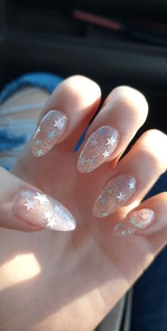 Nails/unhas grandes /unhas compridas /unhas simples /unhas pontudas /unhas bonitas /esmalte /designer /Taylor Swift Taylor Swift Nails, Concert Nails, Star Nails, Birthday Nails, Prom Nails, Dream Nails, Funky Nails, Pretty Acrylic Nails, Cute Acrylic Nails