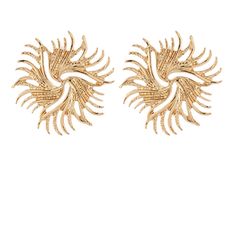 Sunburst Earrings: Metal Construction Post Back 1 1/2” Length Sunburst Earrings, Earrings Metal, Earrings Color, Jewelry Gold, Metal Construction, Gold Earrings, Gold Jewelry, Jewelry Earrings, Women Jewelry