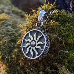 "Sun Pendant 925 Sterling Silver, Bohemian Boho Hippie Sun,Mystical Sun, Hippie Sun Symbol,Sun God Fase,Bohemian Hippie Gift Men by Beldiamo * 100% polished solid sterling silver * .925 trademark stamp Sterling Silver * Pendant Size: 35 mm x 21 mm / 1.38 in x 0.83 in * Sun diameter : 24 mm / 0.94 in * Inner Bail diameter - 6 mm x 4 mm / 0.24 in x 0.15 in * Necklace length: 18.00 Inches * Necklace weight: approx. 4 Grams * Crafted and polished by hand * SKU : P0243-GJ-11.6 Fact How does the sun r Bohemian Summer Jewelry With Sun And Moon Design, Bohemian Sun And Moon Design Jewelry For Summer, Bohemian Sun Design Jewelry For Beach, Hippie Sun, Sun Symbol, Sun God, Sun Pendant, Hippy Gifts, Bohemian Hippie