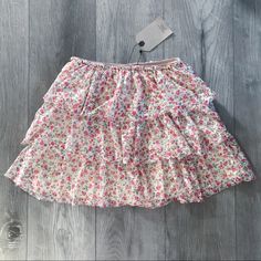 Nwt. Zara. Juniors Size 13-14. Comes From A Clean, Smoke-Free Home. Measures About 23-24 When Relaxed, Stretchable Elastic. Price Is Firm. No Lowest/Trade/Pp. Final Sale. Cute Zara Bottoms For Spring, Cute Flowy Skirt For Spring, Zara Floral Print Tiered Skirt, Zara Casual Skirt For Spring, Zara Casual Floral Print Skirt, Zara Skirt, Clueless Outfits, Zara Skirts, Pretty Clothes