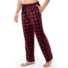 Features: Adjustable Waist, Button FlyClosure Type: Drawstring, Full ElasticPockets: 2 Side Slip PocketsApparel Length: 45 InchesFiber Content: 100% PolyesterFabric Description: FleeceInseam: 31 InCare: Machine Wash, Tumble DryCountry of Origin: Imported Casual Christmas Sleep Bottoms, Plaid Sleepwear With Pockets For Loungewear, Red Winter Sleep Bottoms, Casual Christmas Sleepwear With Elastic Waistband, Casual Winter Bedtime Bottoms, Red Long Pants Sleepwear For Winter, Red Winter Sleepwear Long Pants, Fleece Pajama Pants, Van Heusen