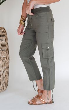 Say goodbye to boring pants with these High Waisted Solid Nylon Woven Cargo Pants! Featuring a comfortable high waist and durable nylon material, these pants are perfect for any adventure. Say yes to style and functionality with these quirky cargo pants. DETAILS:  Elastic Waist  Adjustable Drawstring  Pockets  FABRIC:  NEW FIT DESCRIPTION:  MEASUREMENTS:  Size Small - Waist: 13.5" Length: 34.5" Inseam: 25.5" Size Small - Waist: 17.5" Length: 38.5" Inseam: 26.5" LIVE FIT DESCRIPTION:  Be sure to watch the full FIT VID in the App (SHOP BAD HABIT) to see how it looks and fits on our Live Team!  SIZE GUIDE BHB BABES SIZING INFO:  The Owner, SARA (long blond hair), is wearing a size SMALL and would stick with her size.   She is 5'7" with a 36C bust and an Athletic body type She normally wears a Athletic Body Type, Long Blond, Athletic Body, Live Girls, Pants Details, Live Fit, Bad Habit, Long Blonde Hair, High Rise Denim