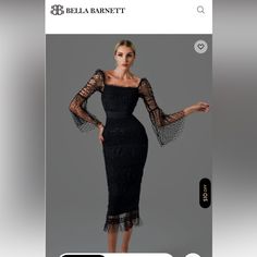 Beautiful Dress New With Tags! Just A Little Big! It’s A Size Small Fits Size 2-4. Chic Evening Dress, Mesh Midi Dress, Bandage Midi Dress, Mesh Maxi Dress, Glamorous Style, Stylish Clothes For Women, Evening Dresses Long, Bandage Dress, Black Midi Dress