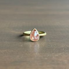 Tangerine Teardrop Diamond Ring – Meeka Fine Jewelry Teardrop Diamond Ring, Teardrop Diamond, Newport Ri, Gift Card Shop, Bracelet Gift, Ring Necklace, Newport, Jewelry Care, Pretty In Pink