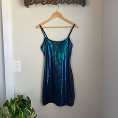 Stunning Nwt Color Shift Dress Blue Purple Dress, Iridescent Dress, Metallic Blue, Wild Fable, Purple Dress, Blue Purple, Shift Dress, Blue And Purple, Colorful Dresses