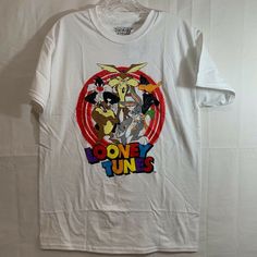 Pacsun Warner Brothers Nwt Looney Tunes Crew Neck Short Sleeve T-Shirt Sz Medium Revive A Classic Cartoon On Top In The New Looney Tunes T-Shirt. This Novelty Tee Has An Easy Everyday Fit And A Front Cartoon Characters Graphic. Solid Color Tee Front Graphic Crew Neck Short Sleeves Machine Washable Gryffindor Shirt, New Looney Tunes, Bowling T Shirts, Blue Crew, Black Graphic Tees, Warner Brothers, Bowling Shirts, Hooded Shirt, Tie Dye T Shirts