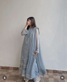 Pakistani Wear Party, Blue Colour Party Wear Dress, Blue Pakistani Outfit, Eastern Outfits Women, Pakistani Eid Outfits, Pakistani Dresses Party Wear, Eid Outfits Pakistani, Eid Dresses Pakistani, Heavy Suit