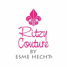 the logo for ritzy couture by esme heghtt, which is