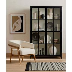 Lexington Cabinet, Black-Furniture - Storage-High Fashion Home Decoration Buffet, Restoration Hardware Style, Black Bookcase, Traditional Windows, Tall Cabinet, Curio Cabinet, Studio Mcgee, Window Styles, Black Cabinets