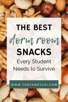 the best dorm room snacks every student needs to survive in their own home or apartment