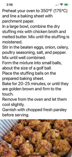 the recipe for baked mini muffins is shown