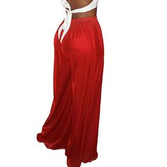 Red Hot Stamped Wide Leg Casual Pants Casual Wide Leg Pants, Red Hot, Casual Pants, Wide Leg, Pants, Red