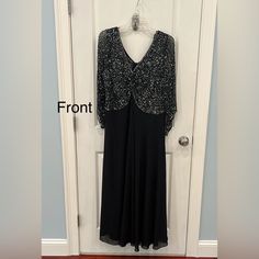 Nwt Full Length Black Dress With Sequined Bodice. . Measurements Below: Bust 25 But Lots Of Stretch Length 59 Full Length Black Dress, Dresses Full Length, 90s Prom Dress, Eyelet Maxi Dress, White Lace Maxi Dress, Ombre Maxi Dress, White Lace Maxi, Maxi Dress Wedding, Maxi Slip Dress