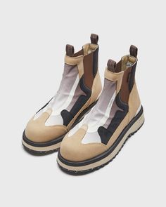 SUICOKE BOMA-HI-TRevab (OG-388TRevab) – SUICOKE NORTH AMERICA Vibram Furoshiki, Slides Shoes, Outdoor Style, Kids Boots, Beige Brown, Synthetic Fiber, Mules Shoes, Cow Leather, Mule