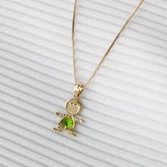 "14k Gold Newborn Baby Boy Necklace With CZ, Gold Baby Birthstone Dainty Necklace, CZ Birth Stone Jewelry, 14k Boy Necklace, Mothers Day Gift, Gold Boy Necklace Charm With Box Chain. Can be worn with other necklaces, great for layers. A Perfect 14K Gold gift. . . . * Pendant measurement including the bail: (18 x 12.5 mm) * Chain: 1mm Box/ It can also be sold separately * Stamp: Real 14k Gold * Never gold filled or plated * Packaged With Free Gift Box . . . If you have any questions, just hit the Yellow Gold Birthstone Jewelry For Keepsake, Personalized 14k Gold Birthstone Jewelry, May Birthstone Necklace In Yellow Gold-plated Sterling Silver, Keepsake Yellow Gold Jewelry With Birthstone, Yellow Gold Sterling Silver May Birthstone Necklace, 14k Gold Charms Necklace For May Birthstone, Gift Round Pendant Birthstone Necklace With Jewels, 14k Gold Birthstone Necklace With Charms For May, Yellow Gold Birthstone Necklace With Charms As Gift