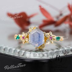 💕💕Having trouble finding the right jewel for yourself? Unsure of what gift to send to your girlfriend, perhaps for an anniversary? Look no further than RollinsTeus, where we hope to provide solutions for all of your troubles.  Welcome to RollinsTeus.  ⊹ PRODUCT SPECIFICATIONS ⊹ Ring Size: You can choose US sizes 3-12 from the selection box. Please pay attention to the selection box before making your purchase! Metal Types: 925 sterling silver Rose Gold/ White Gold/ Yellow Gold Plated / 10k/14k Octagon Birthstone Ring With Gemstone For Gifts, Octagon Ruby Ring As A Gift, Flower Shaped Gemstone Rings For Gifts, Flower Shaped Gemstone Ring Gift, Octagon Ruby Ring For Gift, Octagon Ruby Ring Gift, Fine Jewelry Octagon Sapphire Ring Gift, Fine Jewelry Sapphire Ring Octagon For Gift, Fine Jewelry Sapphire Ring For Gift, Octagon Shaped