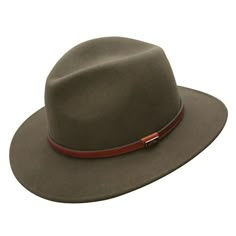 Jackeroo Crushable Wool Hat | Conner Hats Fashion Over The Decades, Kids Cowboy Hats, Brown Leather Hat, Adventure Hat, Outback Hat, Men Bodies, Mens Hats Fashion, Fedora Hat Men, Trilby Hat