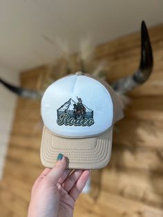 Introducing the Rocky Mountain Bucker- Youth Trucker Hat, exclusively at Big Country's Western Wear. Crafted for the adventurous young ones, this hat boasts a design inspired by the majestic Rocky Mountains and is built to endure the rigors of country life.With a breathable mesh back, adjustable snap closure, and a comfortable, sturdy brim, your child is ready for any outdoor activity. The detailed embroidery adds a touch of western flair, making it the perfect accessory for any young cowboy or Detailed Embroidery, Big Country, Country Western, Outdoor Activity, Rocky Mountain, Country Life, Rocky Mountains, Western Wear, Snap Closure