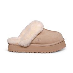 This Comfy, Water-Resistant Suede Slipper Is Trimmed And Lined With Genuine Shearling. * Water-Resistant * Slight Dye Transfer May Occur With Darker Colors During First Few Wears * Genuine-Shearling Upper And Lining/Synthetic Sole * Shearling May Be Sourced From Australia, Ireland, Spain, The Uk Or The Usa. See Packaging For Confirmed Country Of Origin * Imported Ugg Slippers Sand, Pink Uggs, Dr Shoes, Cozy Boots, Comfort Women, Clothing Staples, Suede Slippers, Ugg Slippers, Girly Shoes