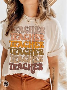 teacher, teacher outfit, cute teacher, cute teacher fit, young teacher outfit, young teacher, teacher outfit inspo, teacher fitspo Chruch Outfits, Teach Shirt, Teacher Quotes Funny, Teacher Costumes, Teacher Outfits Fall, School Spirit Wear, Teaching Shirts