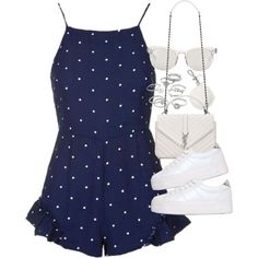 Polyvore Outfits Summer, Mode Ulzzang, Outfit For Summer, Elegante Casual, Outfit Trends, Girls Fashion Clothes, No Name, Fashion Mode, Looks Style