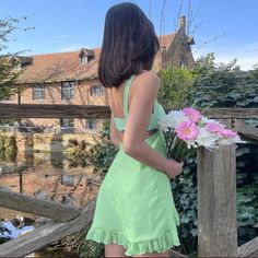 Get ready for your garden party with the Botanical Bliss Ruffle Dress by Bella Chix! This slim sling backless dress features a ruffled neckline that will keep you looking, and feeling, cool, calm, and collected no matter the occasion. Feel confident and stylish as you show off your green thumb in a dress that is sure to turn heads! 🌸 🌺 Product Specifications Elasticity: Slight Strech Silhouette: Straight Neckline: Strapless Decoration: Hollow Out Length: Knee-Length Material: Spandex Closure T Mini Ruffle Dress, Frill Mini Dress, Double Layer Dress, Sling Dress, Ruffle Mini Dress, Office Ladies, Ruffle Dress, Night Dress, Spring Summer Fashion