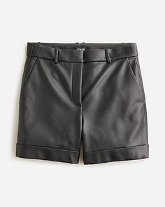 High-rise Faux-leather Short For Women Short For Women, Leather Looks, J Crew Collection, Xmas Sale, Jcrew Collection, Leather Shorts, The Cool, Short Outfits, Women Collection