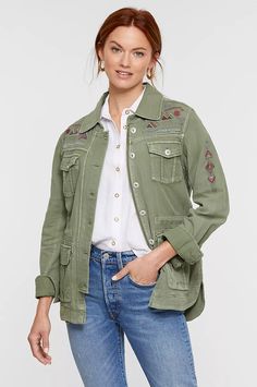 click to expand Casual Embroidered Outerwear For Outdoor, Spring Cotton Utility Jacket For Outdoor, Outdoor Fall Tops With Patch Pockets, Fall Outdoor Tops With Patch Pockets, Outdoor Tops With Patch Pockets For Fall, Fall Tops With Patch Pockets, Embroidered Relaxed Fit Outerwear For Fall, Utility Tops For Spring Outdoor, Casual Embroidered Cotton Outerwear