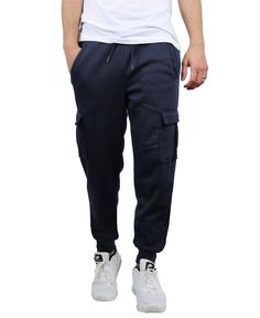 in stock Sportswear Sweatpants With Side Pockets For Outdoor Activities, Winter Cargo Pants With Pockets For Sports, Navy Sportswear Sweatpants With Pockets, Navy Sweatpants With Pockets For Sportswear, Navy Sweatpants With Pockets For Sports, Navy Athleisure Sweatpants With Pockets, Navy Athleisure Pants With Pockets, Fleece Joggers With Pockets For Streetwear, Joggers With Hip Pockets For Outdoor Activities