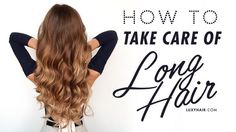 Everyone knows long hair requires dedication, patience, and lots of care! In this blog post we share 7 best tips and tricks on how to take care of long hair. Natural Hair Conditioner, Long Hair Care, Dark Curly Hair, Hair Care Remedies, Hair Care Oil, Luxy Hair, Hair Regrowth Treatments, Hair Protein, Fast Hairstyles