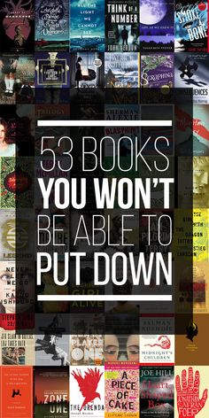 the cover of 53 books you won't be able to put down