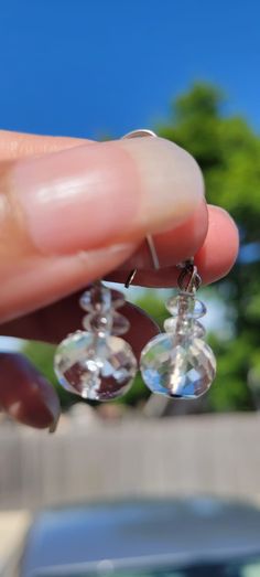 Danglies.... Clear quartz crystal faceted drop earrings with quartz spacers on silver wire Crystal Drop Earrings, Clear Quartz Crystal, Crystal Drop, Fort Worth, Silver Wire, Clear Quartz, Quartz Crystal, Jewelry Earrings Dangle, Etsy Earrings