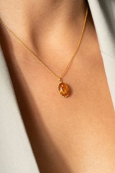 Amber Necklace Women, Pretty Accessories, Minimalist Pendant, Baltic Amber Necklace, Jewelry Minimalist, Stylish Necklace, Women Necklace, Amber Necklace, Amber Jewelry