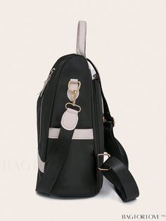 BagForLove - Black Colorblock Classic Backpack - Medium Size for Graduate & Students, Perfect for School, Travel & Outdoors. Product Description Color Black Composition 100% Polyamide Bag Size Medium Pattern Type Plain Material Polyamide Style Preppy Closure Type Zipper Type Classic Backpack Features High-capacity Size Chart INCH CM Handle Height Strap Length Bag Height Bag Width Bag Length 2.4 inch 25.6/37.4 inch 13.4 inch 5.1 inch 11.8 inch Handle Height Strap Length Bag Height Bag Width Bag Length 6 cm 65/95 cm 34 cm 13 cm 30 cm Details Pictures Similar Products h2 { text-align: center; } /* æ¢è¡ */ li{ white-space: normal; word-break: break-all; word-wrap: break-word; } .red-box { width: 100%; display: flex; flex-direction: row; flex-wrap: wrap; justify-content: center; } .red-box > Travel Outdoors, Style Preppy, Word Wrap, Classic Backpack, School College, Medium Size, The Row, Color Blocking, 4 Inch