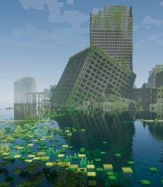 Abandoned City, Bangunan Minecraft, Piskel Art, Minecraft House Plans, Minecraft Room, Cute Minecraft Houses, Minecraft City, Minecraft Plans, Minecraft Construction