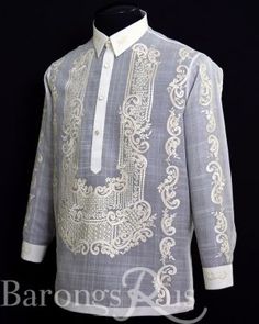 Black, Gray, Navy Blue, Royal Blue Philippine Barongs for men Filipino Costume, Philippines Outfit, Barong Tagalog, Filipino Fashion, Filipiniana Dress, Semi Formal Wear, Men With Street Style, First Communion Dresses, Suit Up