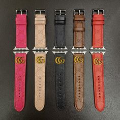 Premium GG Leather Construction: The Ophidia GG Apple Watch band is crafted from high-quality leather, featuring Gucci's signature GG monogram. This luxurious material ensures both durability and a sophisticated aesthetic. Iconic Metal Monogram Detail: The band is adorned with Gucci's iconic metal GG monogram, adding a touch of elegance and brand prestige. The metallic detail stands out against the leather, enhancing the overall design. Ophidia Collection Design: Part of the renowned Ophidia ... Gucci Apple Watch Band, Apple Watch バンド, Best Apple Watch, Leather Apple Watch Band, Leather Apple Watch, Sophisticated Aesthetic, Luxury Phone Case, Gucci Watch, Gg Monogram