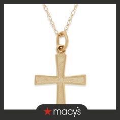 in stock Timeless Gold Jewelry Stamped 14k, Timeless 14k Stamped Gold Jewelry, Timeless Sterling Silver Cross Jewelry, 14k Gold-tone Necklaces, Fine Jewelry In Gold-tone Sterling Silver, Gold-tone Sterling Silver Fine Jewelry, Gold Fine Jewelry With Polished Finish, Classic Tarnish-resistant Yellow Gold Jewelry, Tarnish Resistant 14k Gold Pendant Jewelry