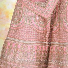 Looking for an elegant and traditional pink bridal lehenga for your wedding day? Look no further than this beautiful piece, made with luxurious silk and finished with gorgeous temple border embroidery on the dupatta and beautiful henna design embroidery on the lehenga. The entire piece is adorned with diamond work, making it truly special and perfect for your big day. You'll feel like a royal princess in this lovely lehenga! Lehenga For Wedding, Pink Bridal Lehenga, Beautiful Henna Designs, Beautiful Henna, Border Embroidery, Pink Bridal, Royal Princess, Design Embroidery, Henna Design