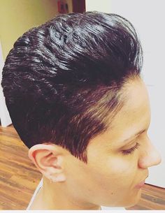 Slayed! #curlsonpoint #shorthair #relaxed #cutlife Black Hair Perm, Alopecia Hairstyles, Short Relaxed Hairstyles, Black Women Short Hairstyles, Black Hair Short Cuts, Short Hair Images, Short Hair Pixie Cuts, Short Human Hair Wigs