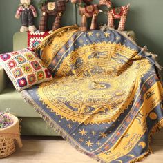 45422616379622 Cheap Blankets, Retro Living Rooms, Tapestry Blanket, Blanket Sofa, Bohemia Style, Sofa Throw Blanket, Knitted Blanket, Printed Pillowcases, Couch Throws