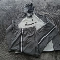 Nwt Nike Pullover Hoodie With 2 Pair Of Pants (Gray & Black) To Match. Never Wore. Make An Offer! Gray Athleisure Tracksuit For Fall, Gray Casual Winter Tracksuit, Gray Tracksuit For Winter Streetwear, Gray Tracksuit With Ribbed Cuffs For Fall, Gray Winter Tracksuit For Streetwear, Gray Fall Tracksuit With Ribbed Cuffs, Gray Hooded Tracksuit For Fall, Hooded Gray Tracksuit For Fall, Sporty Gray Fleece Tracksuit