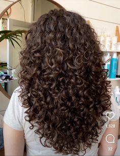 Long Curly Hair Back View, Long Round Layers Haircut Curly Hair, Long Rounded Layers Curly Hair, Curly Hair Cuts Before And After, Layers For Curly Hair Medium, Curly Hair W Layers, Chocolate Brown Hair Color Curly Hair, Layers In Curly Hair Natural Curls, Round Curly Haircut Long