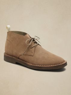 Brendt Suede Chukka Boot | Banana Republic Chukka Boot Outfit, Old Man Fashion, Suede Chukka Boots, Suede Chukkas, Desert Fashion, Chukka Boots Men, Banana Republic Men, Timeless Luxury, Mens Boots Fashion