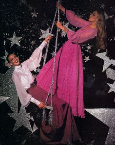 From the Moon to the Stars | Miss Pandora - Louise Ebel Studio 54 Party, Louise Ebel, Seventies Fashion, 70s Disco, Studio 54, I'm With The Band, Vogue Patterns