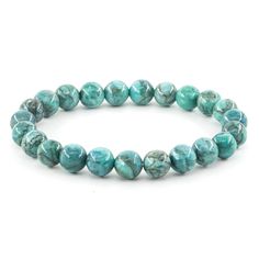 PRICES MAY VARY. Made with hand selected 8mm round high quality beads and the finest quality stretch bracelet string, doubled for extra security. Knot hidden inside beads for clean appearance. Approximately 7 inches in length. This bracelet will fit the average size women's wrists and many smaller men's wrists. The biggest gift of turquoise is helping us know that every part of us is an element of our Divine self, to be understood and embraced. Turquoise encourages to accept ourselves, warts and Casual Round Beaded Bracelets With 8mm Beads, Casual Healing Stretch Bracelet, Spiritual Stretch Bracelet With Hypoallergenic Round Beads, Casual Stretch Bracelet With Round Beads For Meditation, Casual Turquoise Stretch Bracelet With 8mm Beads, Casual Beaded Stretch Bracelet For Meditation, Adjustable Gemstone Beads Stretch Bracelet, Adjustable Stretch Bracelet With Round Beads For Healing, Adjustable Stretch Bracelet With 8mm Beads