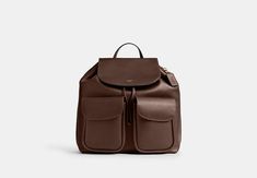 Crosby Backpack | COACH Classic Flap Backpack For Everyday Use, Classic Backpack With Flap For Everyday Use, Classic Flap Backpack For Daily Use, Classic Backpack With Flap For Daily Use, Classic Leather Flap Backpack For Daily Use, Classic Leather Backpack With Adjustable Strap And Flap, Classic Satchel Backpack For Work, Classic Workwear Satchel Backpack, Brown Backpack For Work