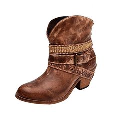 Corral Women's Cognac Mixed Straps Round Toe Ankle Boot - PB018 Boot Fashion, Corral Boots, One At A Time, Western Boot, Women's Boots, Leather Ankle Boots, Western Boots, In Design, Biker Boot